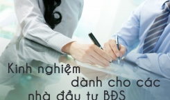 Một Số Kinh Nghiệm Đầu Tư Bất Động Sản