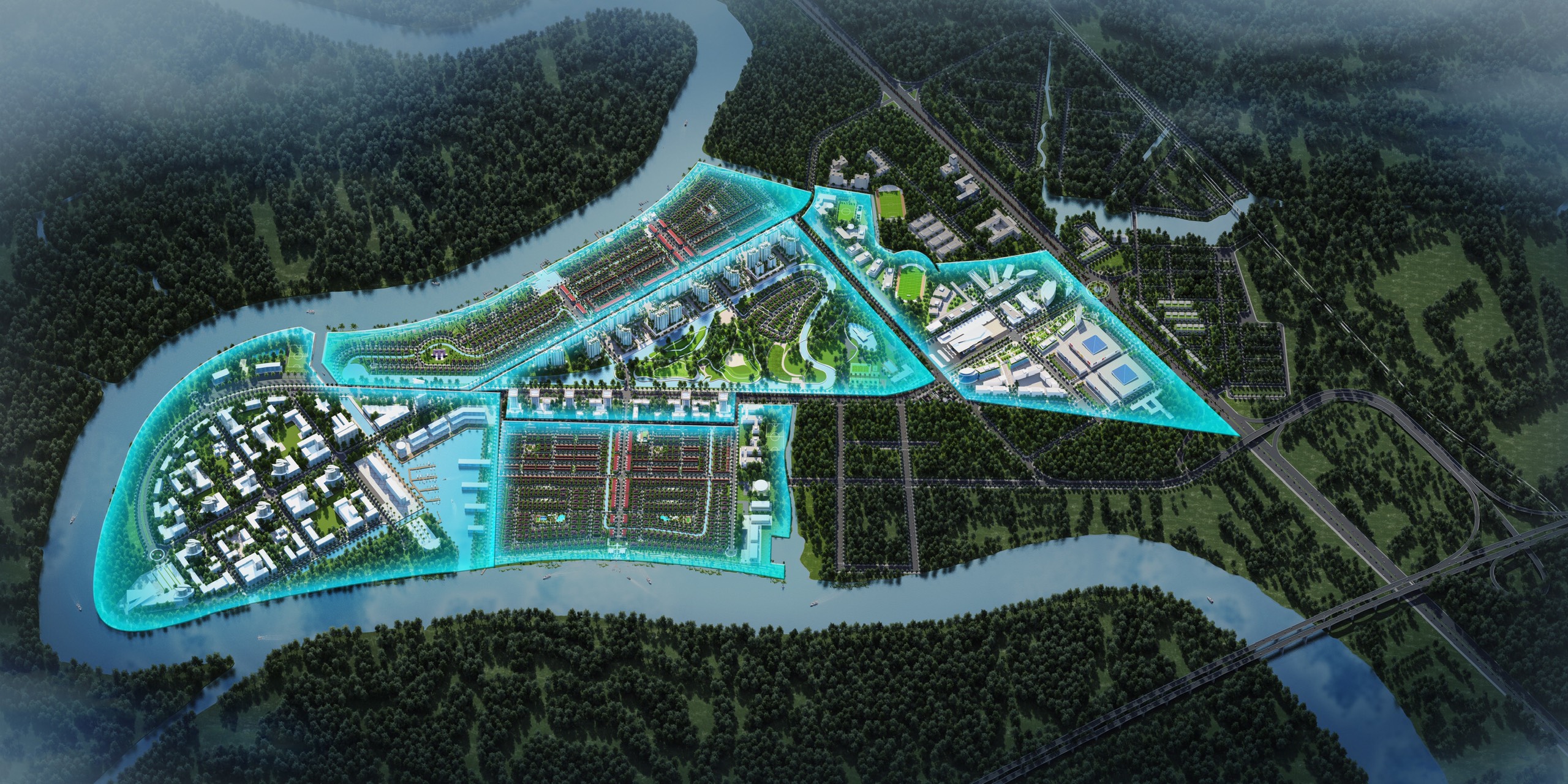 ĐÔ THỊ KIỂU MẪU ĐẦU TIÊN TẠI VÙNG SÔNG NƯỚC ĐBSCL- QUY HOẠCH CHUẨN QUỐC TẾ 10