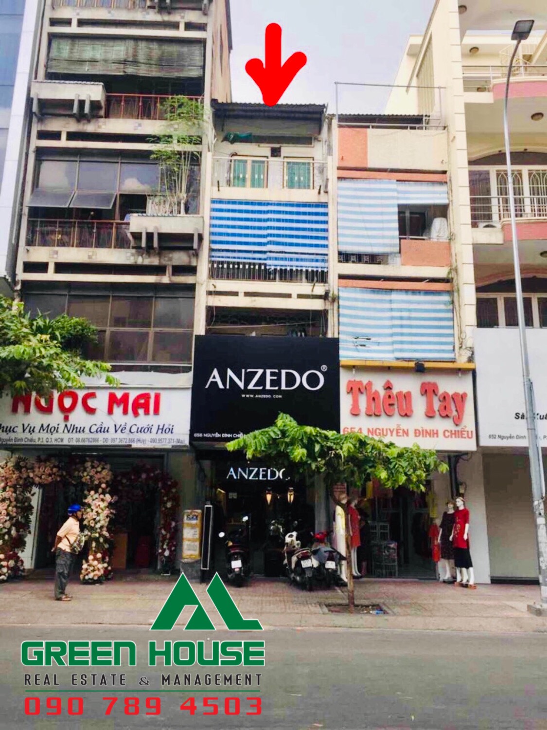 Townhouse for sale in front of Nguyen Dinh Chieu District 1