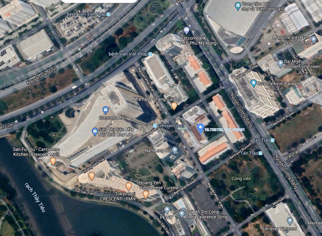 FOR SALE BUILDING ON HOANG VAN THAI STREET IN PHU MY HUNG - TAN PHU WARD - DISTRICT 7 1