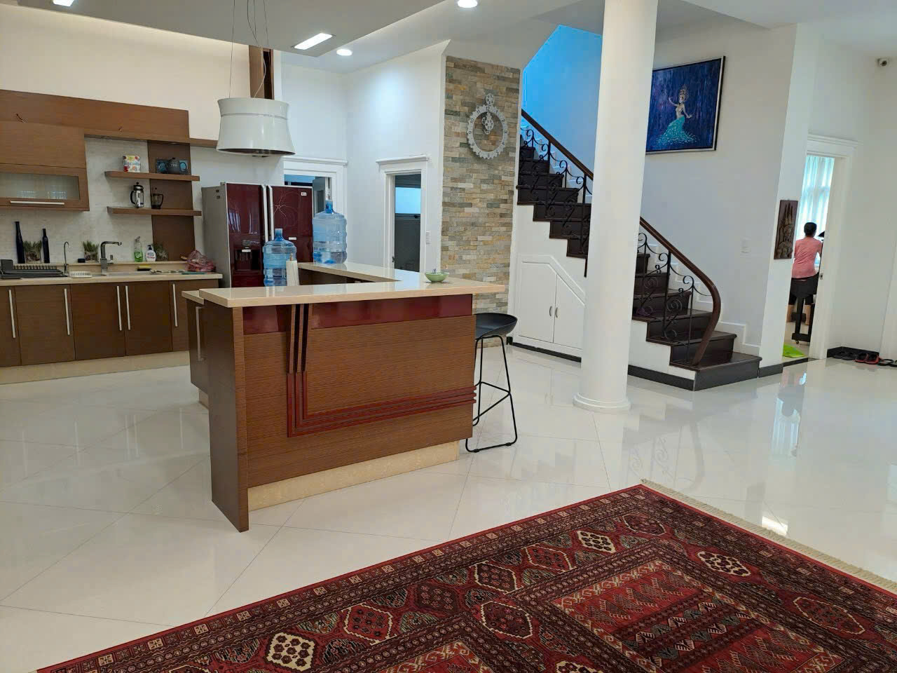 Cho thuê biệt thự đơn lập Mỹ Phú 1A Phú Mỹ Hưng, Quận 7 có 2 tầng 4 phòng ngủ view Đông Nam– 332.5m2 2