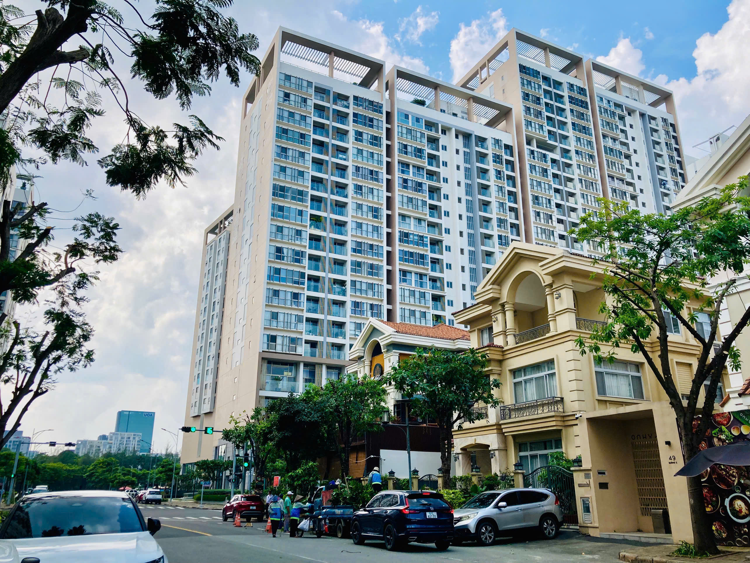 Cho thuê biệt thự đơn lập Mỹ Văn 2 Phú Mỹ Hưng, Quận 7 xây 3 tầng hướng Tây Bắc – 288m2 1