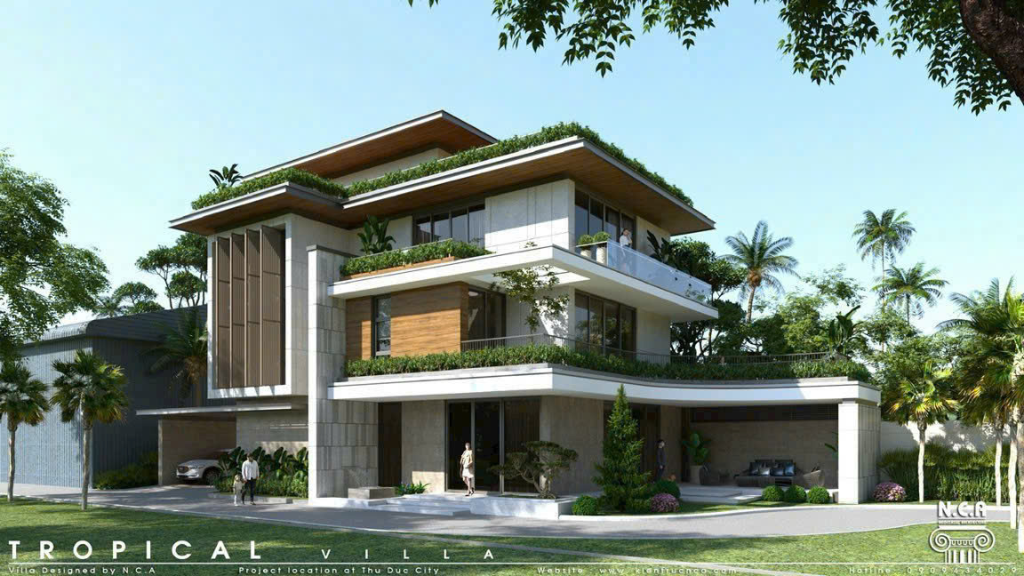 Bán biệt thự đơn lập Nam Thiên Phú Mỹ Hưng, Quận 7 nhà thô xây 2 lầu gần nhiều công viên 1