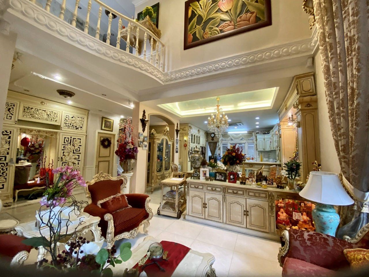 Cho thuê biệt thự đơn lập Phú Mỹ Hưng, Quận 7 khu Kênh Đào, có 4 phòng ngủ sân vườn 7