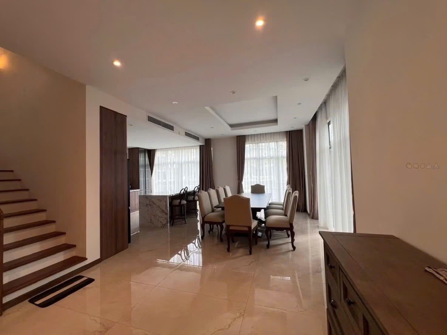 GS Metrocity villa for rent, Nha Be built 3 floors with 4 bedrooms in compound area – 250m2 9