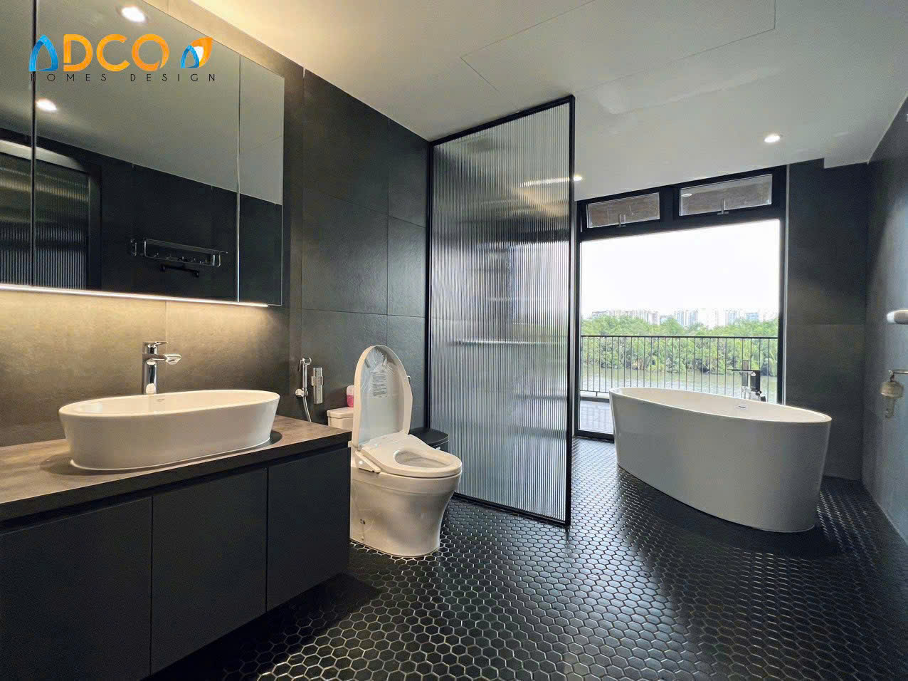 Bán biệt thự khu 6B Intresco Phạm Hùng, Bình Chánh căn góc view sông, xây 4 tầng có thang máy 12