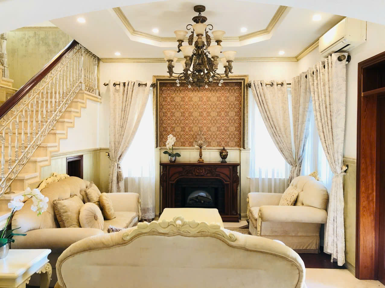 Cho thuê biệt thự Nam Thông 3 Phú Mỹ Hưng Quận 7 xây hầm + trệt + 2 lầu thiết kế 5 phòng ngủ – 252m2 9