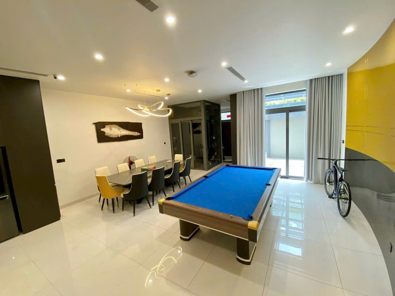 Cho thuê biệt thự Nữ Hoàng đường 25 KDC An Phú Hưng, Quận 7 view sông có 4 phòng ngủ nhà đẹp sang tr 15