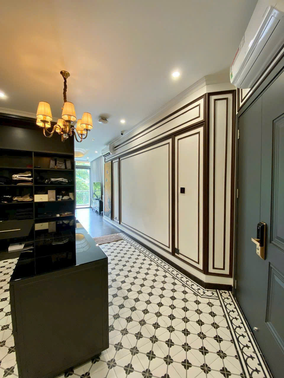 Cho thuê biệt thự Nữ Hoàng đường 25 KDC An Phú Hưng, Quận 7 view sông có 4 phòng ngủ nhà đẹp sang tr 9