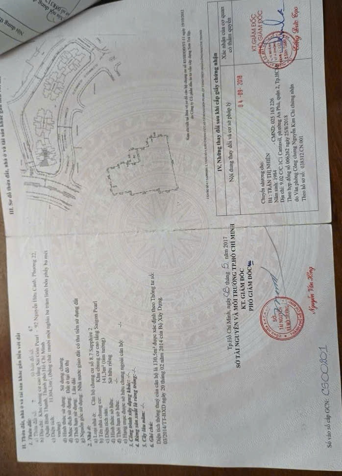 Bán căn hộ Saigon Pearl, Quận Bình Thạnh thiết kế 3 phòng ngủ, lầu 8 tòa Saphire 2 – 141m2 4