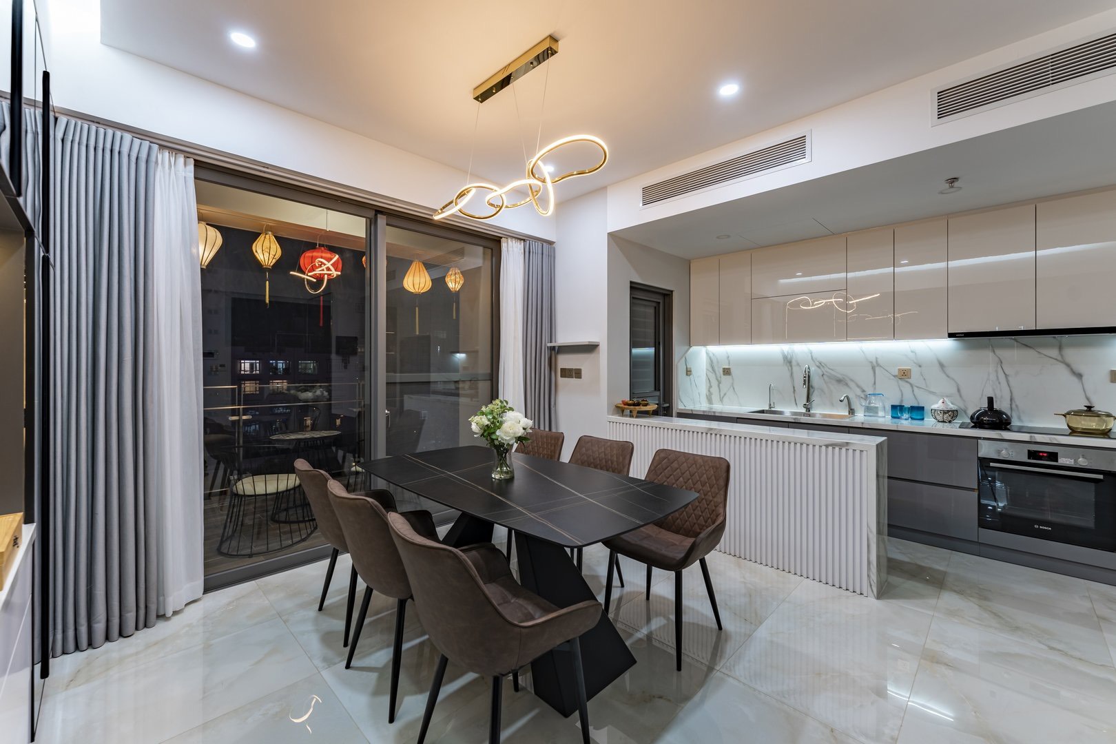 Apartment for rent  Ascentia in Phu My Hung, District 7, 3 bedrooms, view Nguyen Luong Bang 3