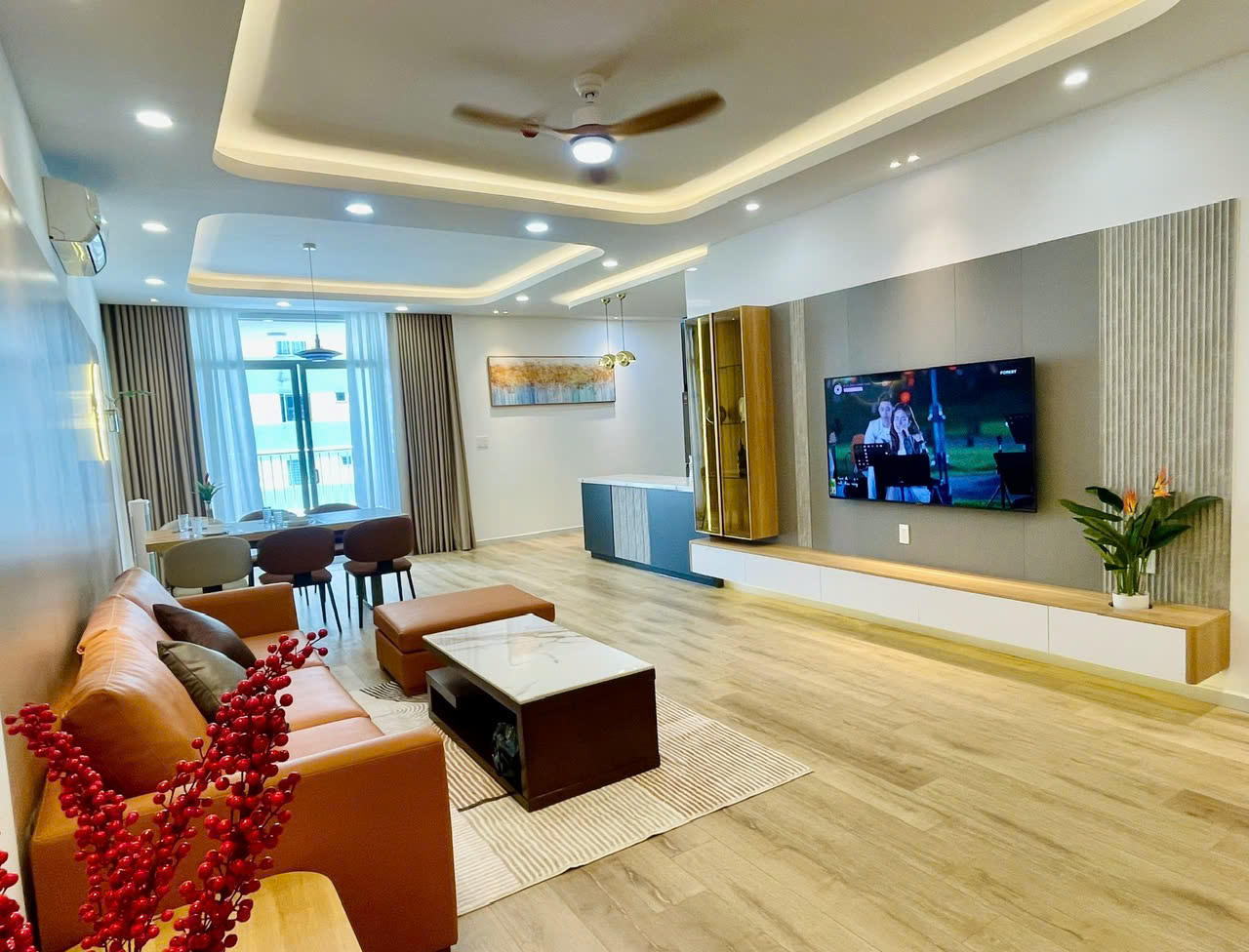 Bán căn hộ Belleza Quận 7 nhà mới thiết kế 3 phòng ngủ, lầu cao view sông – 124m2