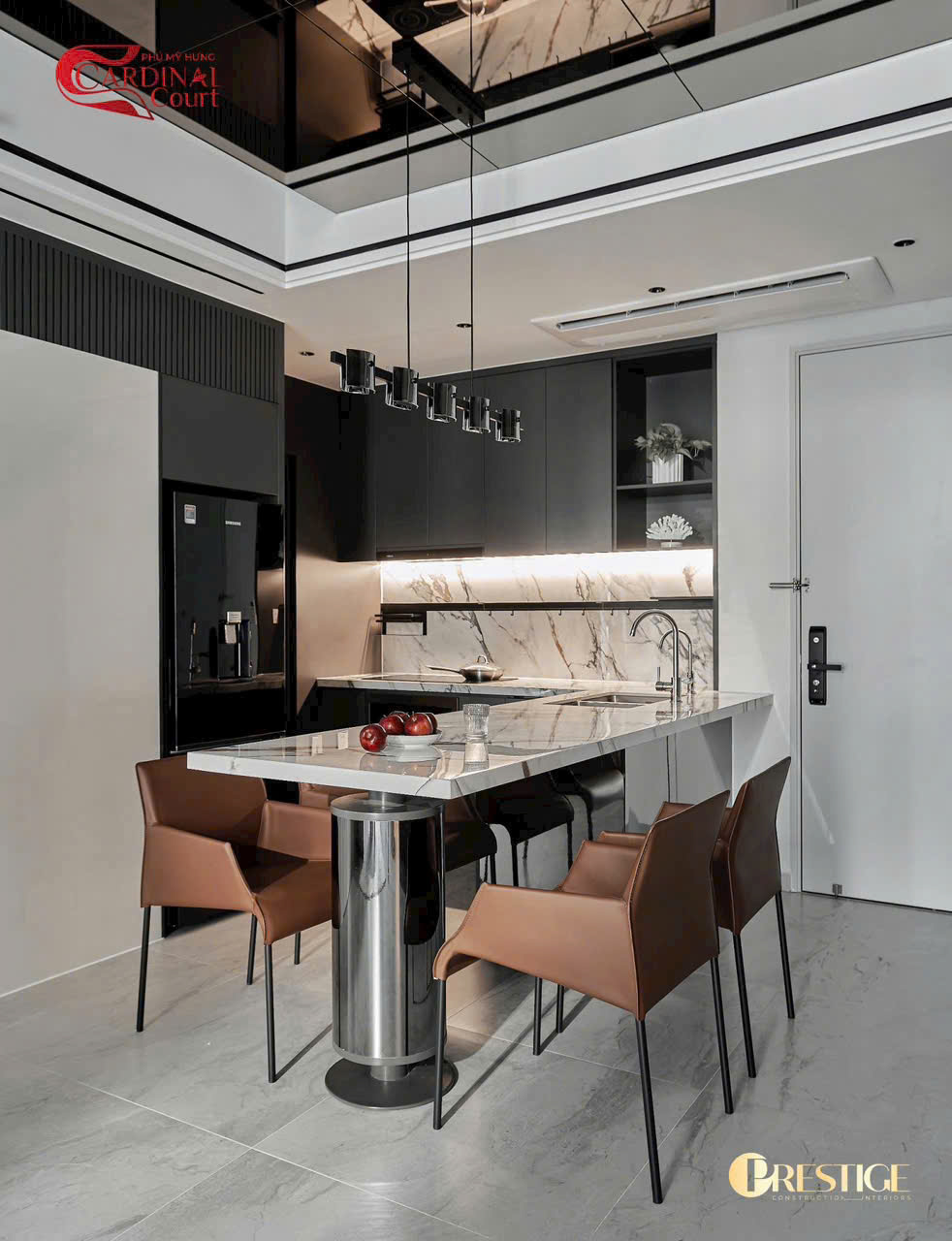 Bán căn hộ cao cấp Cardinal Court Phú Mỹ Hưng có 2 phòng ngủ view hồ bơi – 76m2 3
