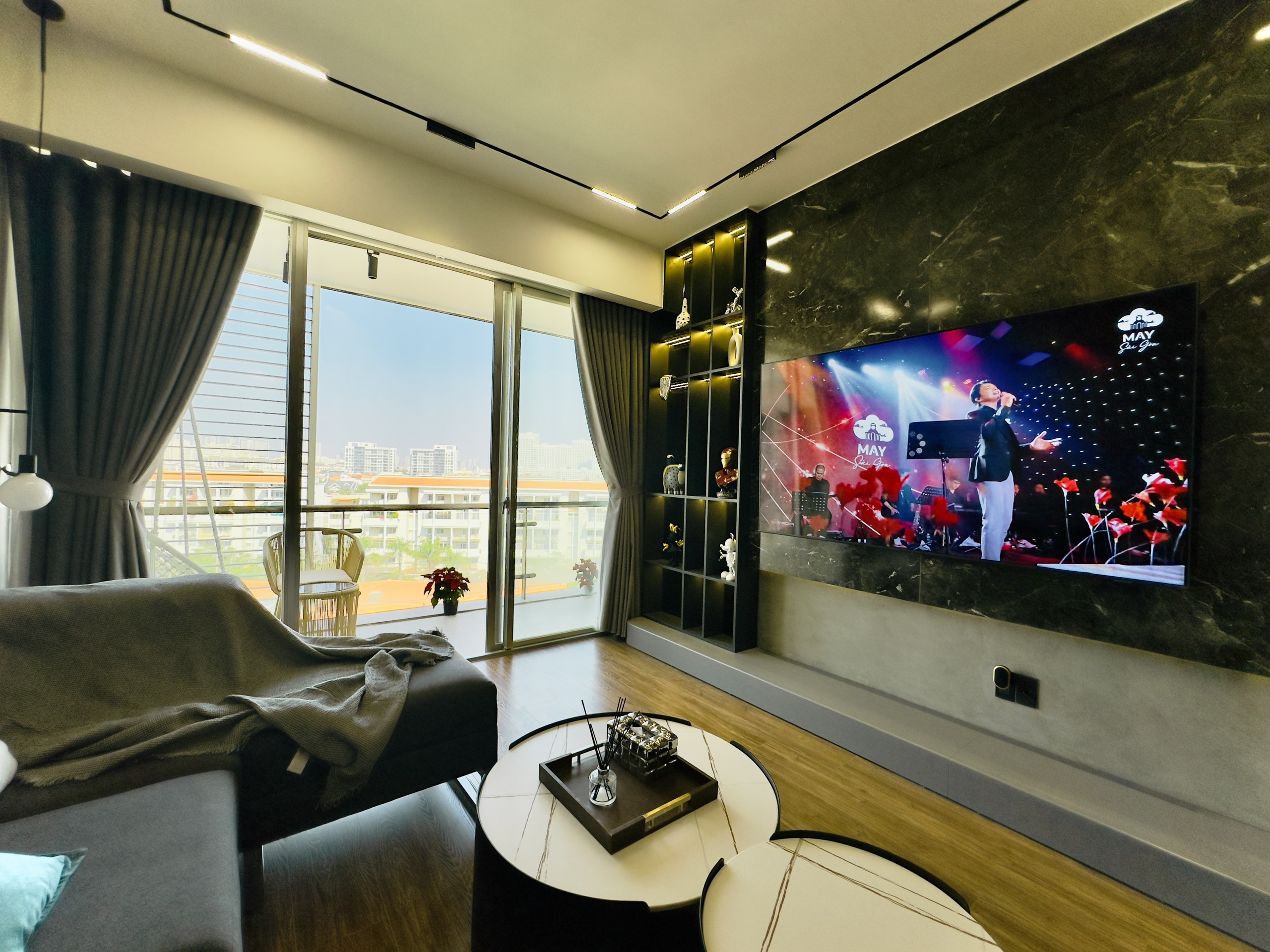 Luxury apartment for rent Garden Plaza Phu My Hung, District 7 with 3 large bedrooms with view to Di 7