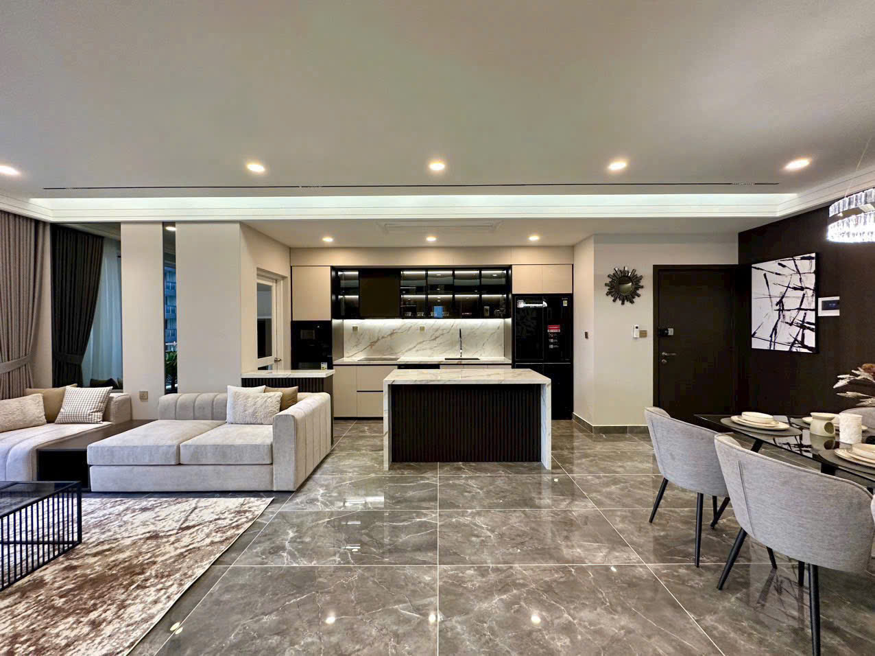 Riverpark luxury apartment for rent in Phu My Hung, District 7, beautiful new house with 3 bedrooms 7