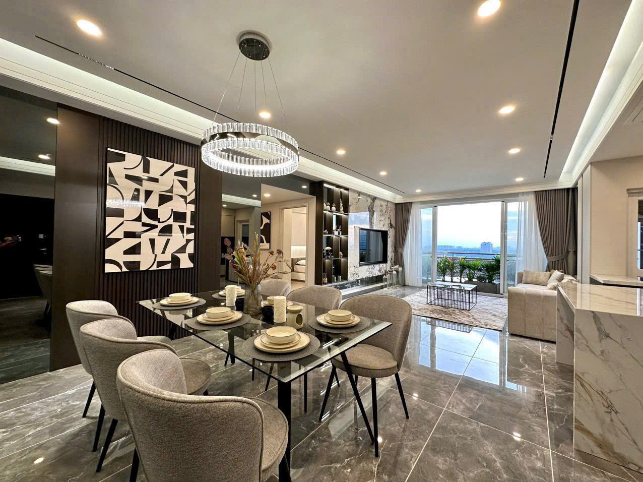 Riverpark luxury apartment for rent in Phu My Hung, District 7, beautiful new house with 3 bedrooms 3