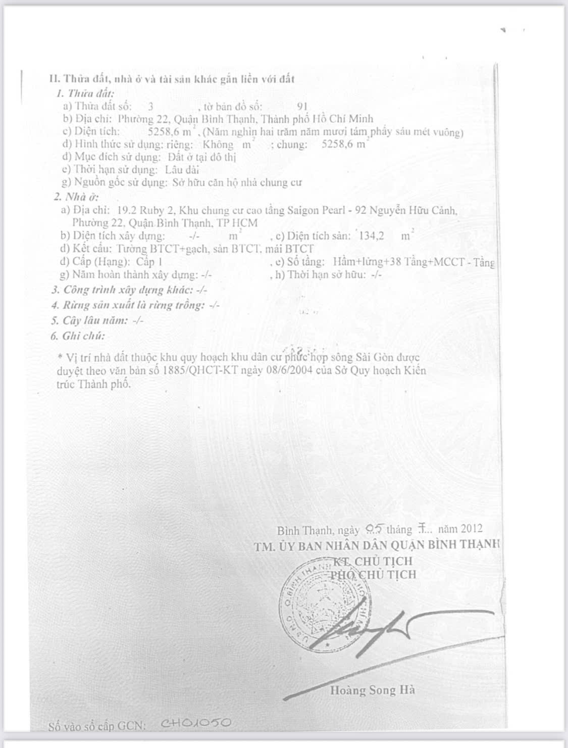 Bán căn hộ cao cấp Saigon Pearl, Quận Bình Thạnh có 3 phòng ngủ, lầu 19 – 134.2m2 4