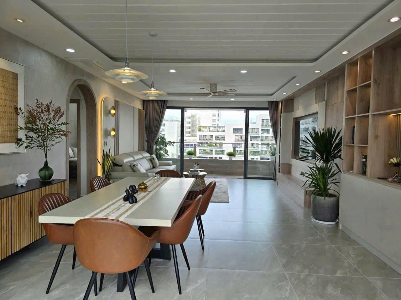 Bán căn hộ cao cấp The Panorama Phú Mỹ Hưng, Quận 7 có 3 phòng ngủ, hai ban công, view sông 5