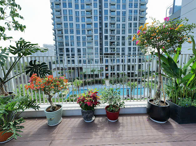 Cho thuê căn hộ Cardinal Court Phú Mỹ Hưng, Quận 7 căn limited có 2 phòng ngủ, sân vườn, smart home  11