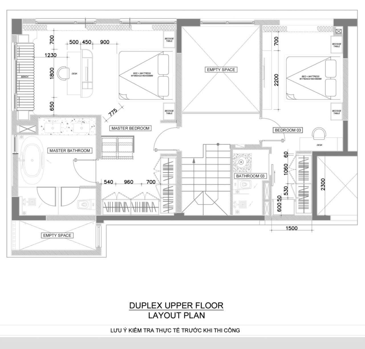 Bán căn hộ duplex Happy Valley Premier Phú Mỹ Hưng, Quận 7 có 3 phòng ngủ, 2 ô xe lầu cao – 169.92m2 3