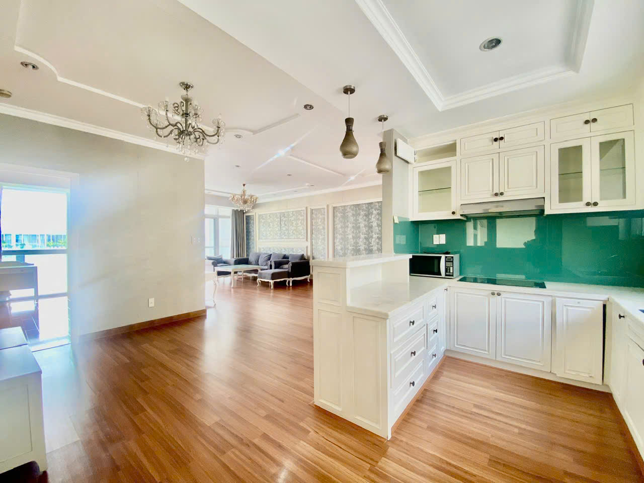 Cho thuê căn hộ Garden Court, Phú Mỹ Hưng, Quận 7 view kênh đào đầy đủ nội thất 4