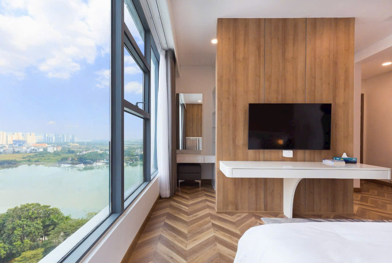 Cho thuê căn hộ tòa Golden House Sunwah Pearl, Quận Bình Thạnh có 3 phòng ngủ view sông Sài Gòn 5
