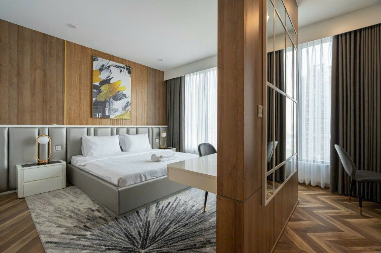 Cho thuê căn hộ tòa Golden House Sunwah Pearl, Quận Bình Thạnh có 3 phòng ngủ view sông Sài Gòn 16
