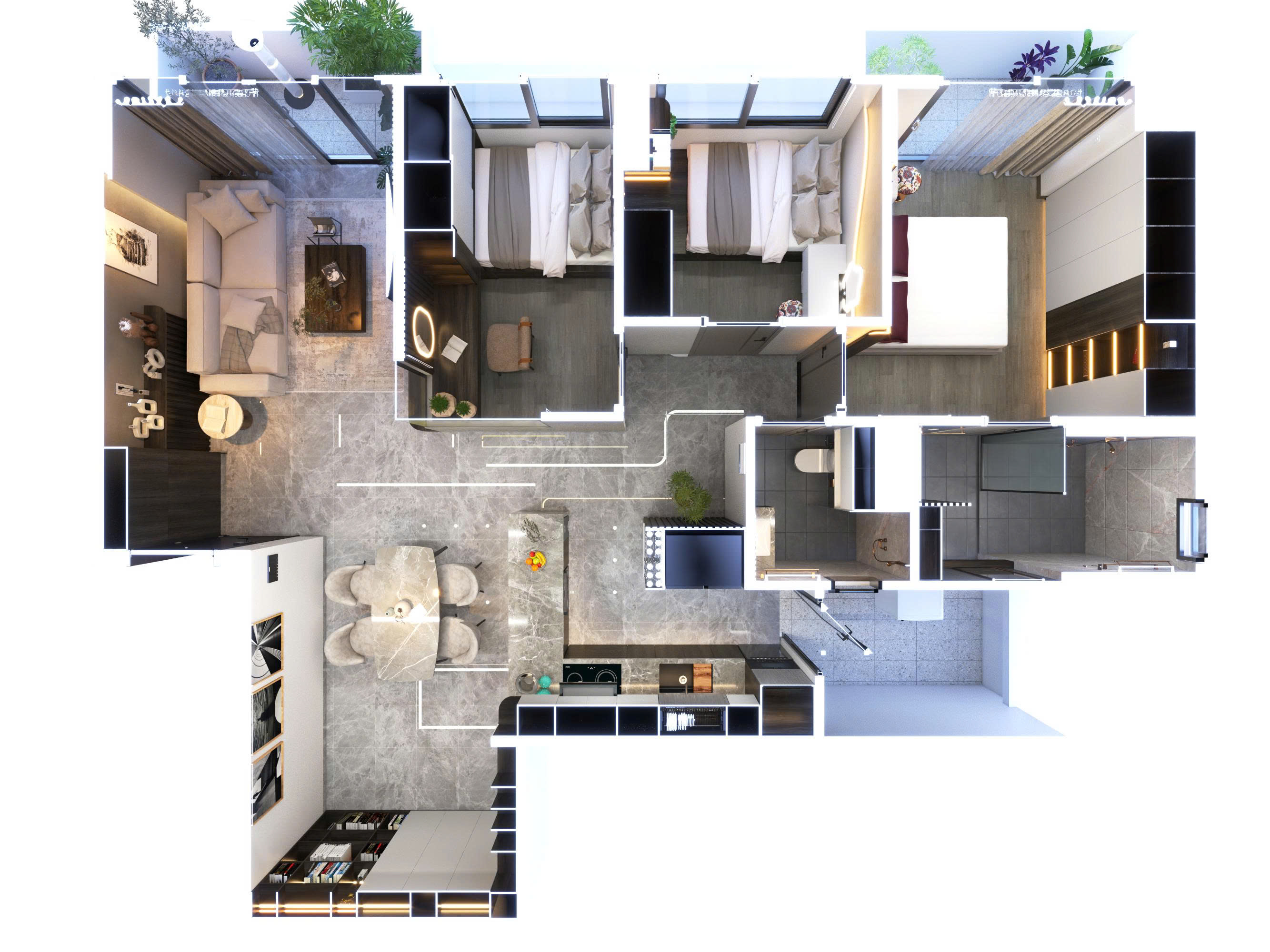 Bán căn hộ Grand View A Phú Mỹ Hưng, Quận 7 nhà mới đẹp có 3 phòng ngủ đầy đủ nội thất – 118m2 18