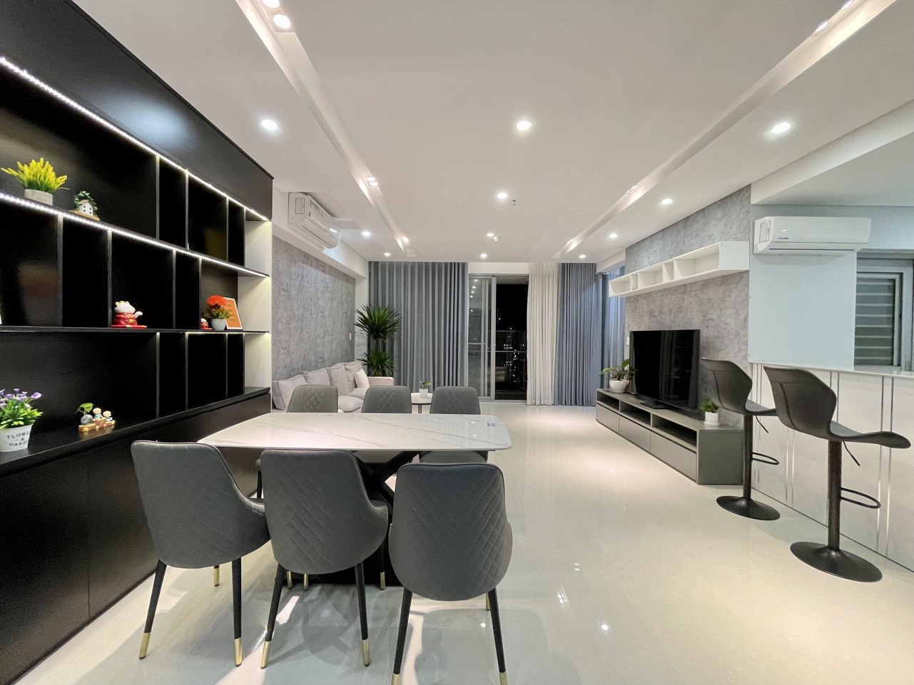 Cho thuê căn hộ Green Valley Phú Mỹ Hưng, Quận 7 nhà đẹp đầy đủ nội thất có 3 phòng ngủ 1