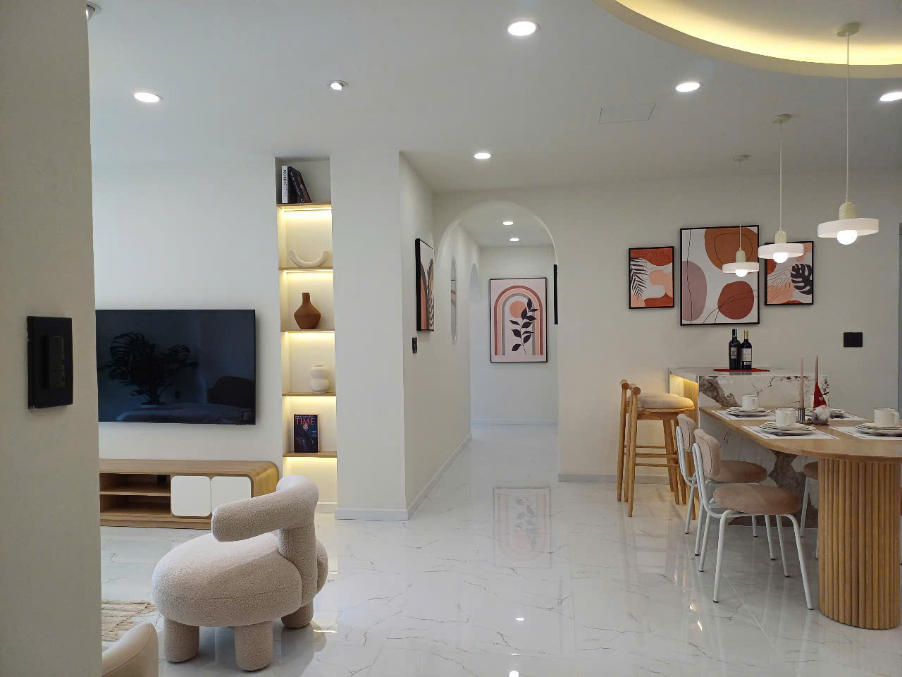 Cho thuê căn hộ Green View Phú Mỹ Hưng, Quận 7 nhà đẹp có 3 phòng ngủ view biệt thự, lầu 9 3