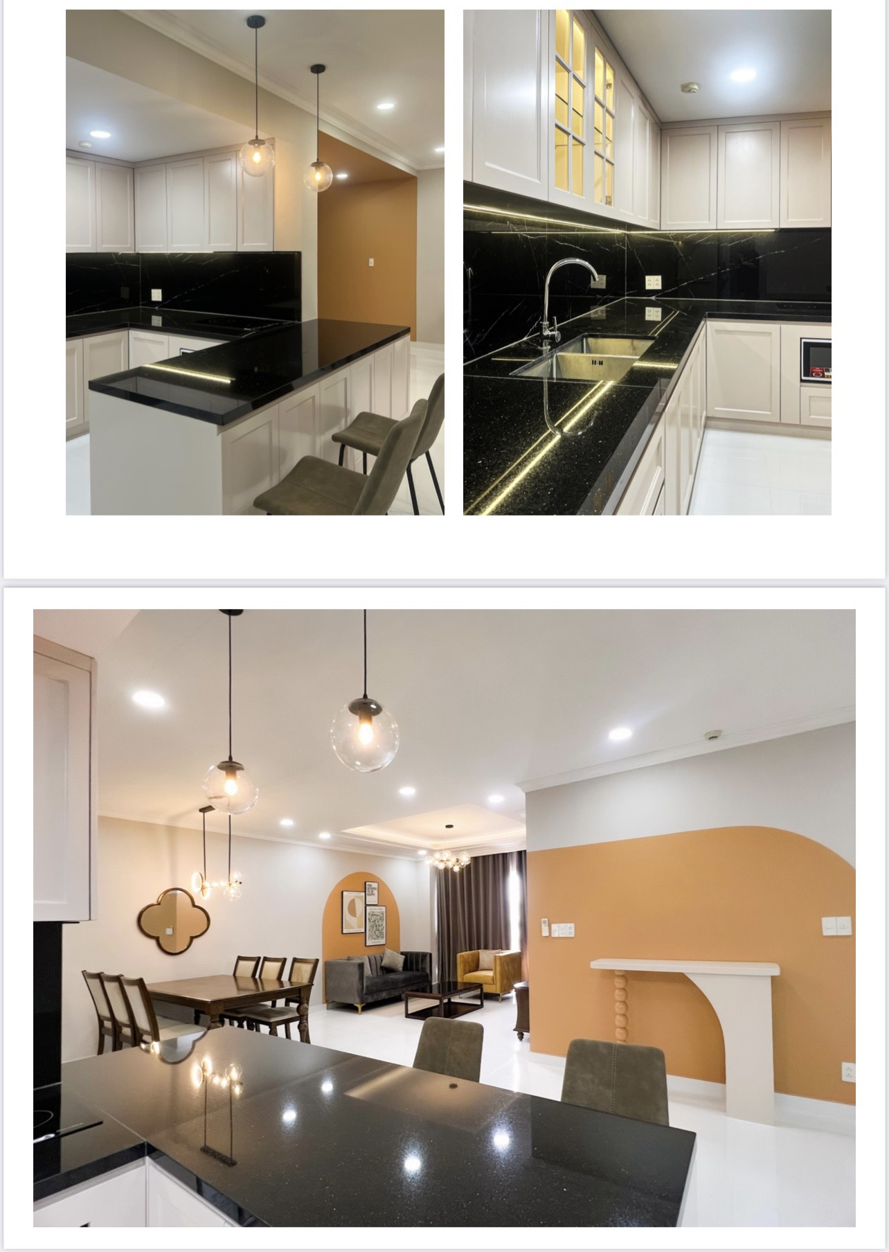 Happy Valley luxury apartment for rent in Phu My Hung, District 7 with 3 bedrooms, beautiful fully f 2