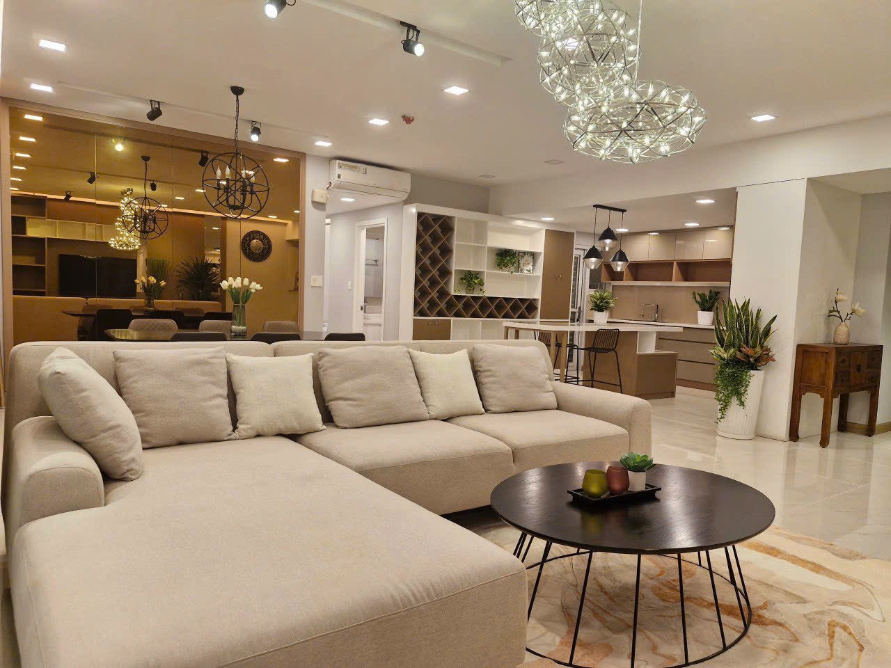 Cho thuê căn hộ Happy Valley Phú Mỹ Hưng, Quận 7 nhà mới đẹp có 3 phòng ngủ 1