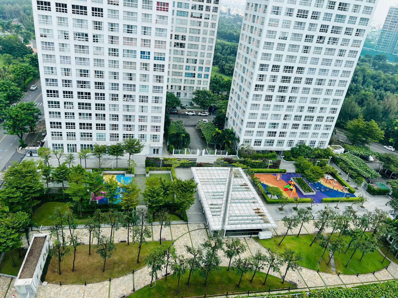 Bán căn hộ Happy Valley Phú Mỹ Hưng, Quận 7 có 2 phòng ngủ, ô xe định danh, lầu cao 1