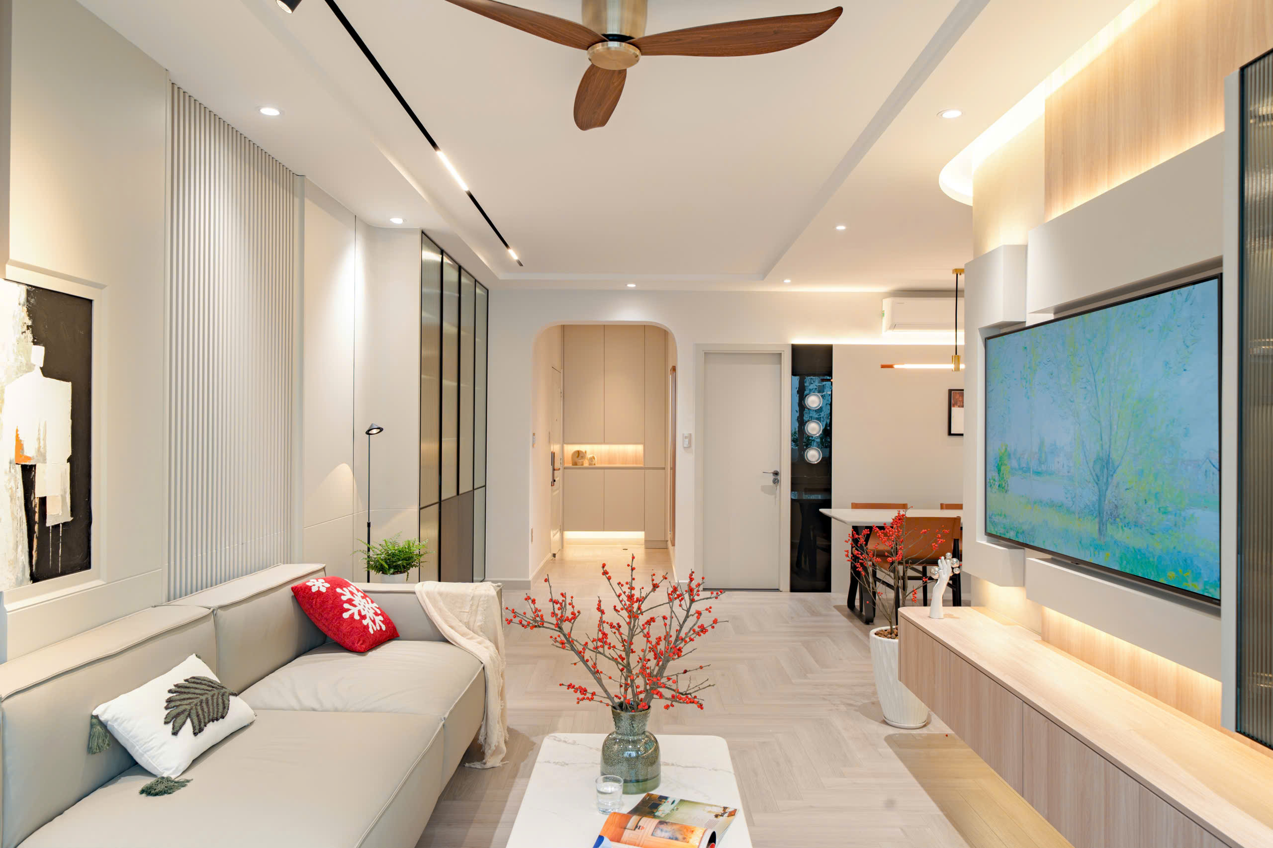 Bán căn hộ Mỹ Khang Phú Mỹ Hưng, Quận 7 thiết kế 3 phòng ngủ nội thấp cao cấp hiện đại block b lầu 8