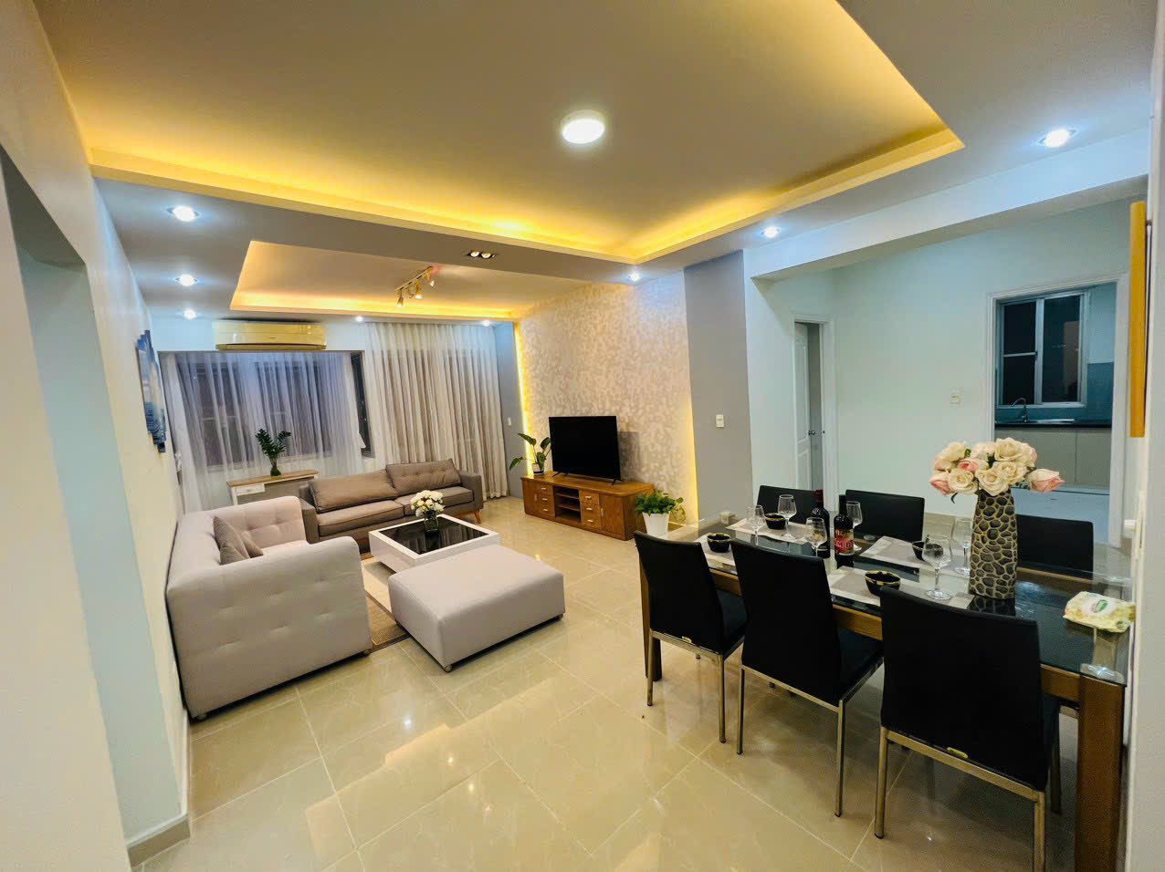 Apartment for rent by day My Khanh 2B, Phu My Hung, District 7 with 3 bedrooms 2