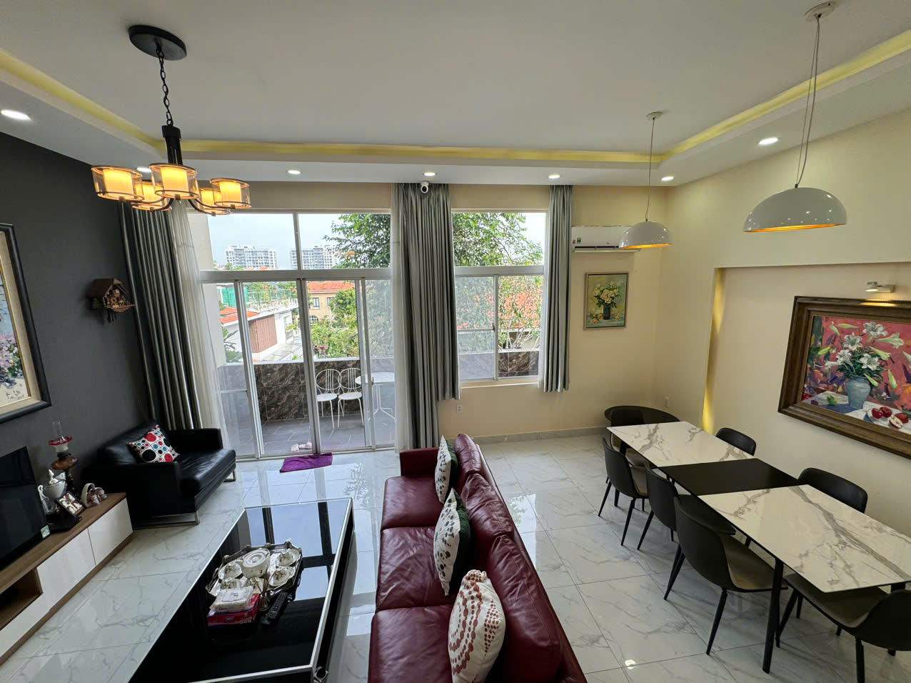 Cho thuê căn hộ penthouse Mỹ Tú Phú Mỹ Hưng, Quận 7 có 3 phòng ngủ thang máy riêng đầy đủ nội thất 1