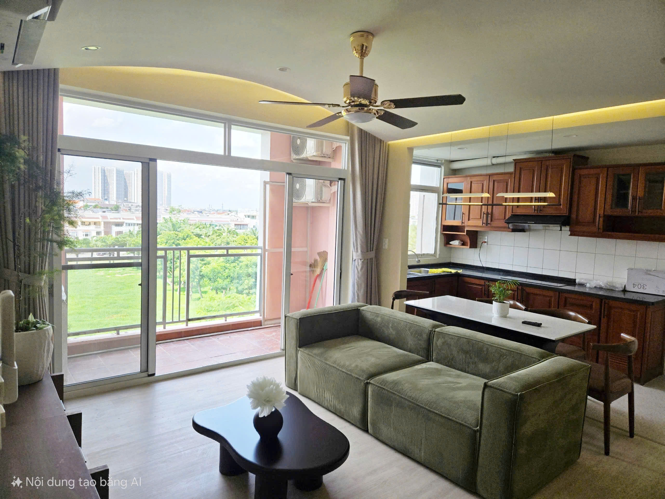 Bán căn hộ Mỹ Viên Phú Mỹ Hưng, Quận 7 căn góc có 2 phòng ngủ nhà mới view công viên – 95m2