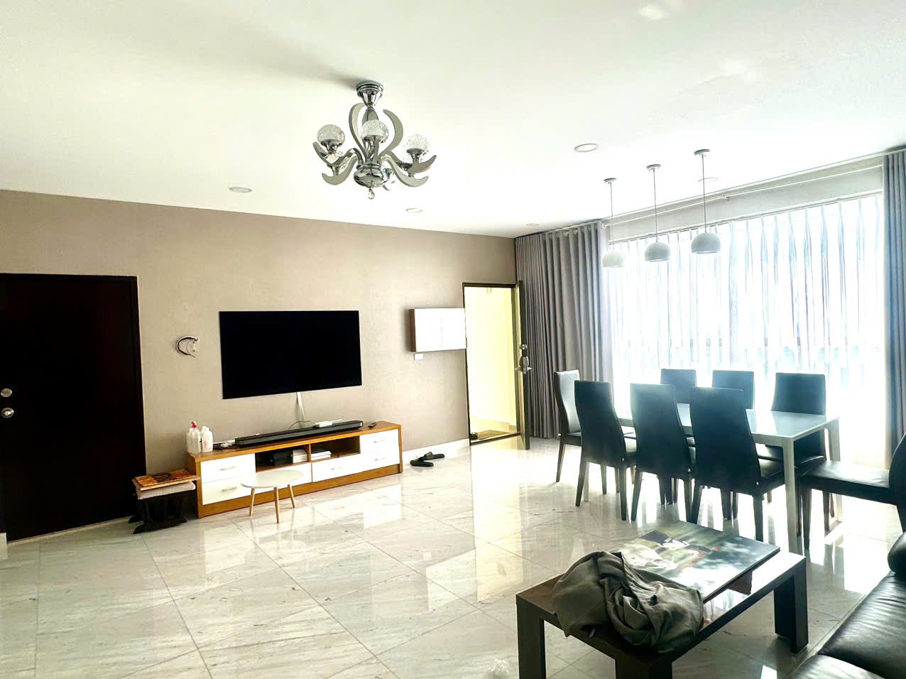 Cho thuê căn hộ cao cấp Panorama Phú Mỹ Hưng, Quận 7 có 3 phòng ngủ lầu 17 view sông đầy đủ nội thất 6