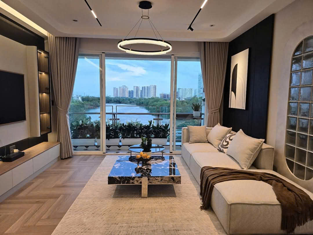 Riverpark Phu My Hung apartment for rent, District 7 design 3 bedrooms, river view, 5th floor – 123m2 1