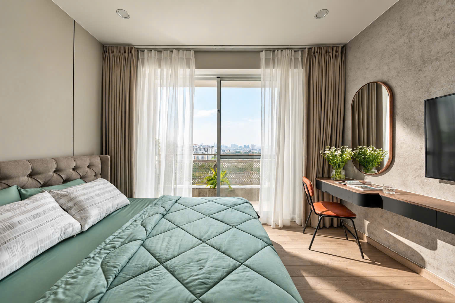 Luxury apartment for sale Riverpark Residence Phu My Hung designed 3 bedrooms on the high floor with fireworks view – 135m2 10