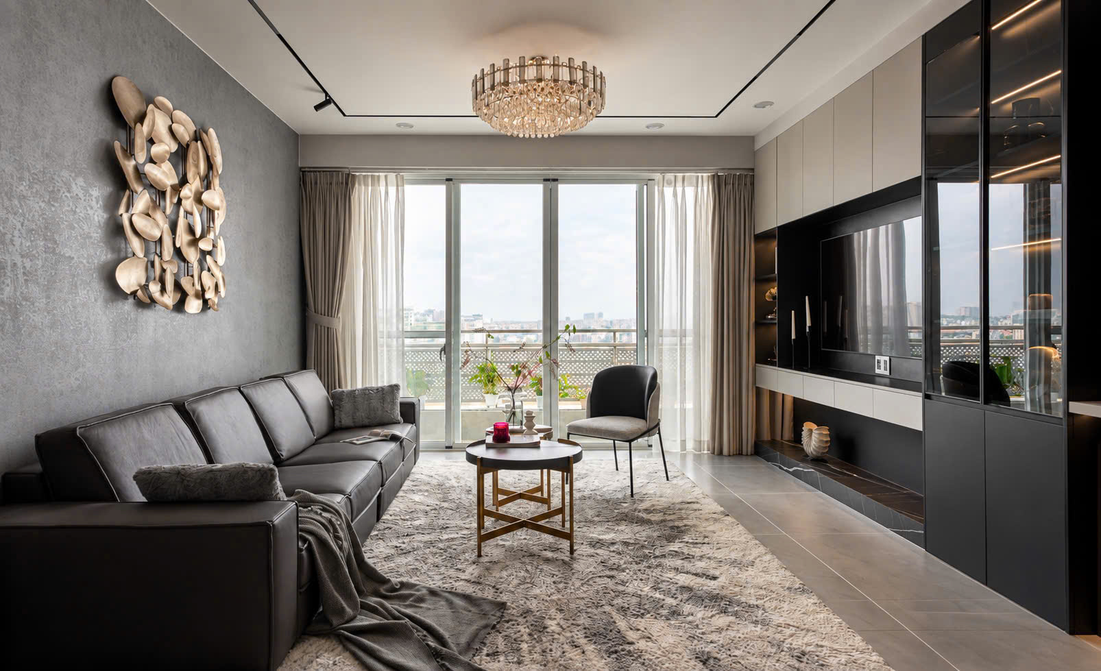 Luxury apartment for sale Riverpark Residence Phu My Hung designed 3 bedrooms on the high floor with fireworks view – 135m2 9