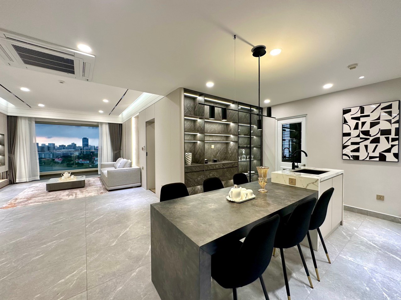 Cho thuê căn hộ cao cấp Riverside Residence Phú Mỹ Hưng, Quận 7 có 3 phòng ngủ view sông 10