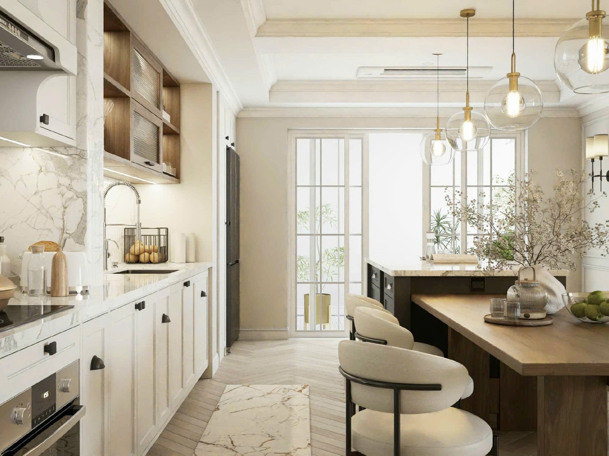 Bán căn hộ Riverside Residence Phú Mỹ Hưng, Quận 7 có 3 phòng ngủ, nội thất cao cấp smart home, view 4