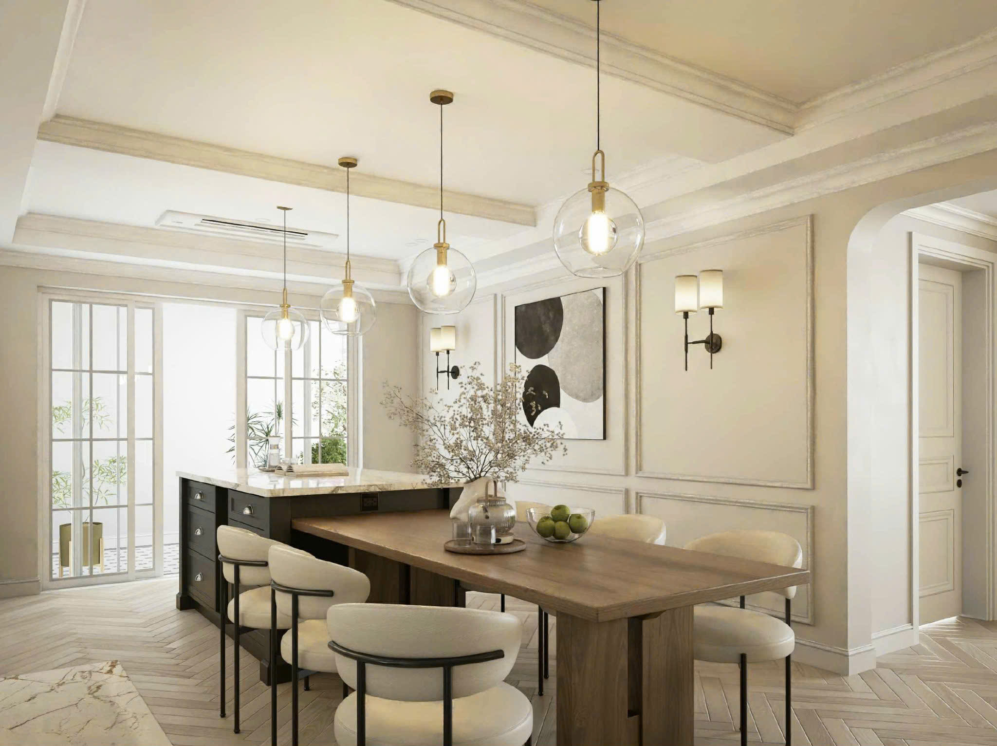 Bán căn hộ Riverside Residence Phú Mỹ Hưng, Quận 7 có 3 phòng ngủ, nội thất cao cấp smart home, view 2