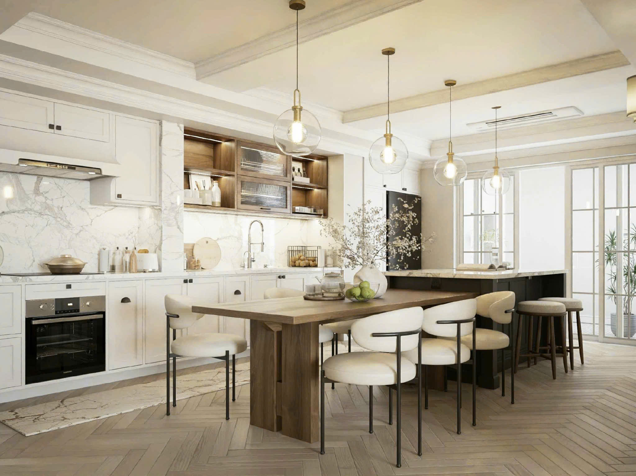 Bán căn hộ Riverside Residence Phú Mỹ Hưng, Quận 7 có 3 phòng ngủ, nội thất cao cấp smart home, view