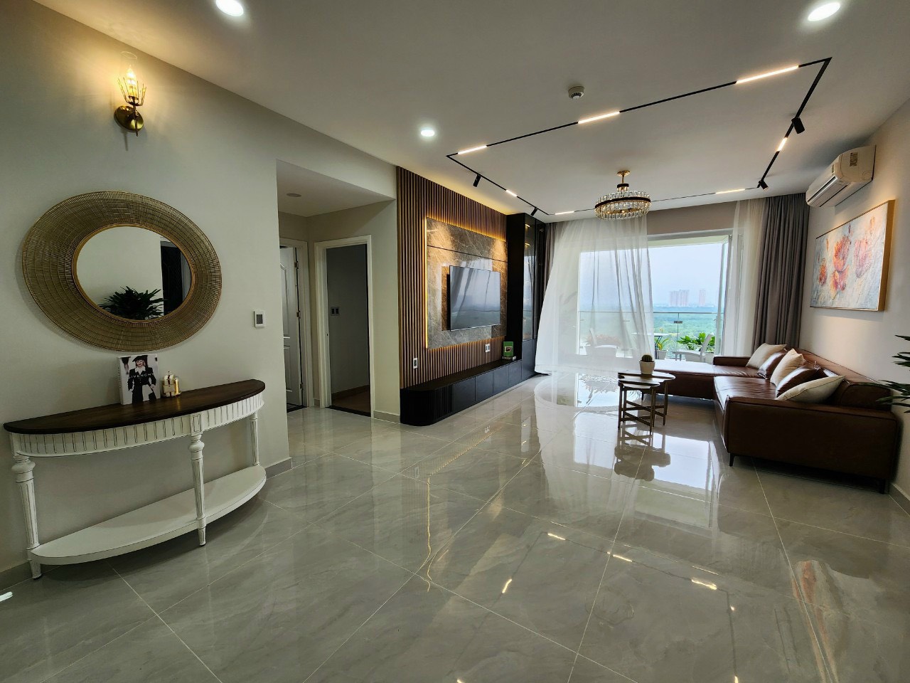 Riverside Residence Phu My Hung apartment for sale, District 7 has 3 bedrooms river view