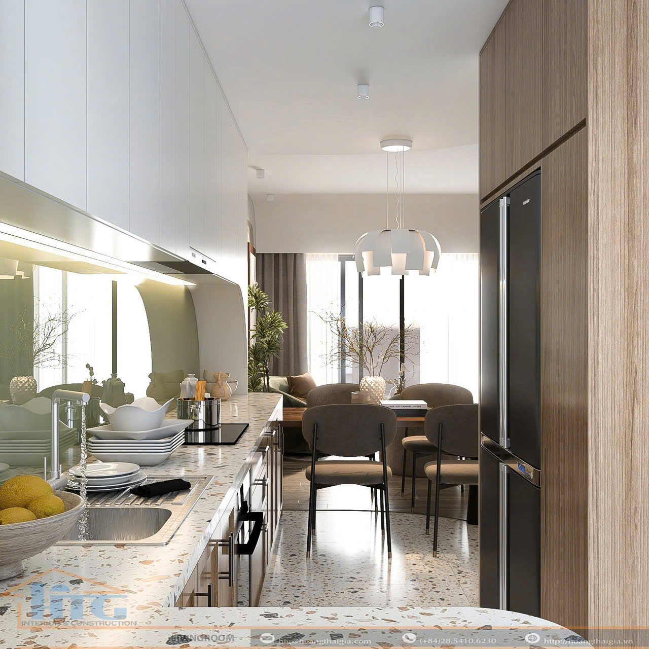 Riverside Residence Phu My Hung apartment for sale, District 7 with 2 bedrooms with commercial street view 7