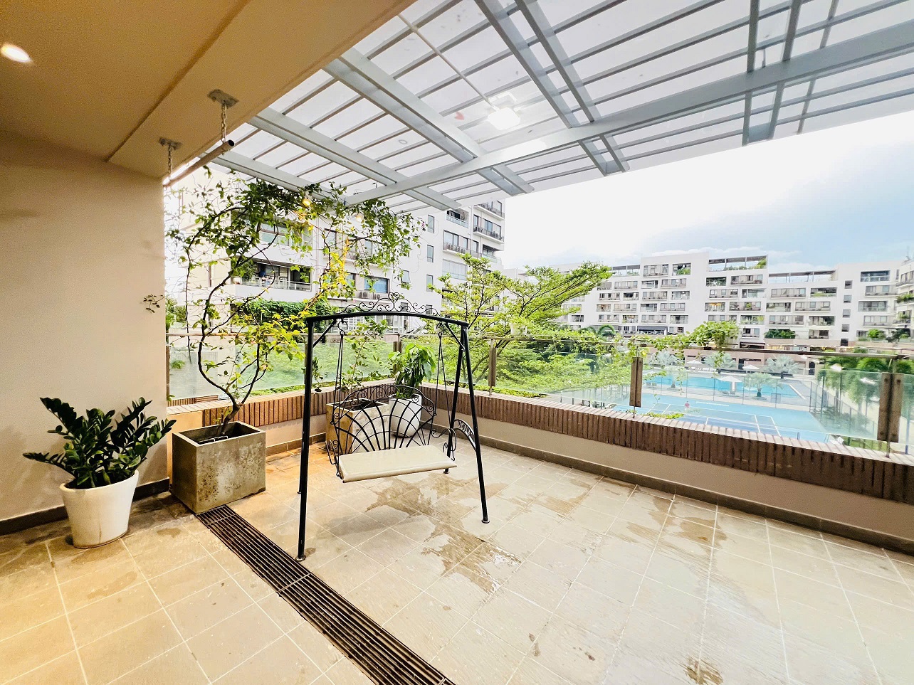 Cho thuê căn hộ sân vườn Panorama Phú Mỹ Hưng thiết kế 3 phòng ngủ nội thất mới lầu 3 – 197m2 2