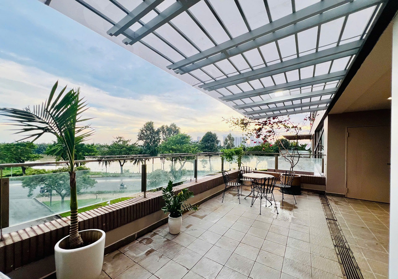 Cho thuê căn hộ sân vườn Panorama Phú Mỹ Hưng thiết kế 3 phòng ngủ nội thất mới lầu 3 – 197m2 8
