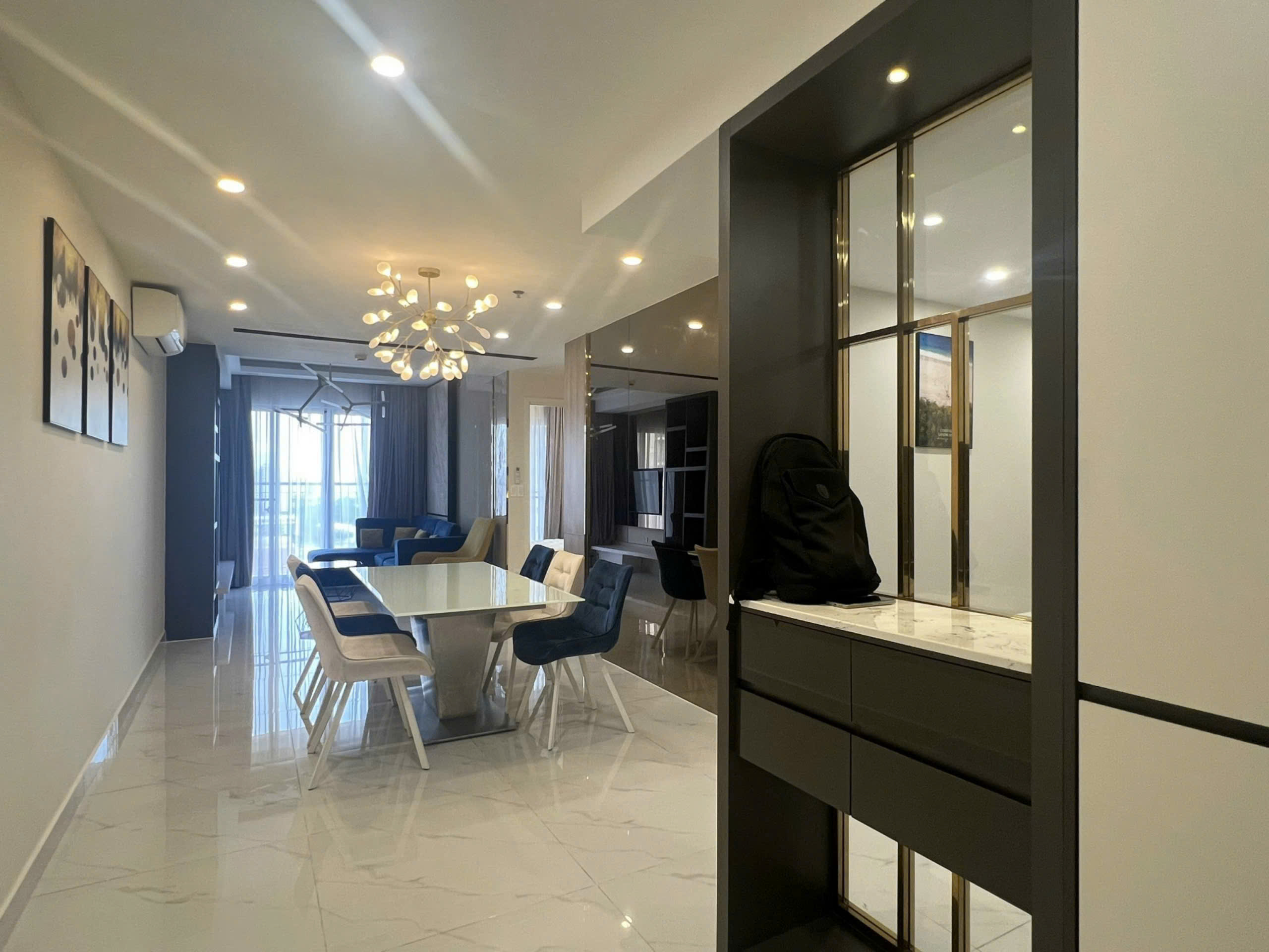 Cho thuê căn hộ Scenic Valley Phú Mỹ Hưng, Quận 7 thiết kế 3 phòng ngủ đầy đủ nội thất – 110m2